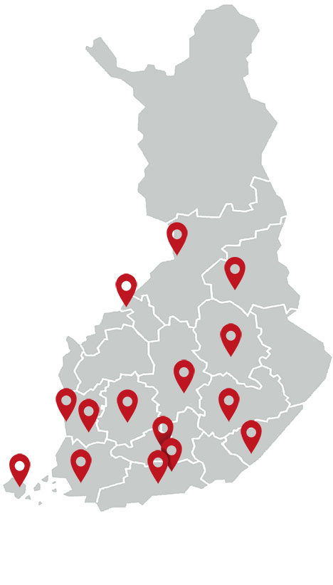 Finland karta service4